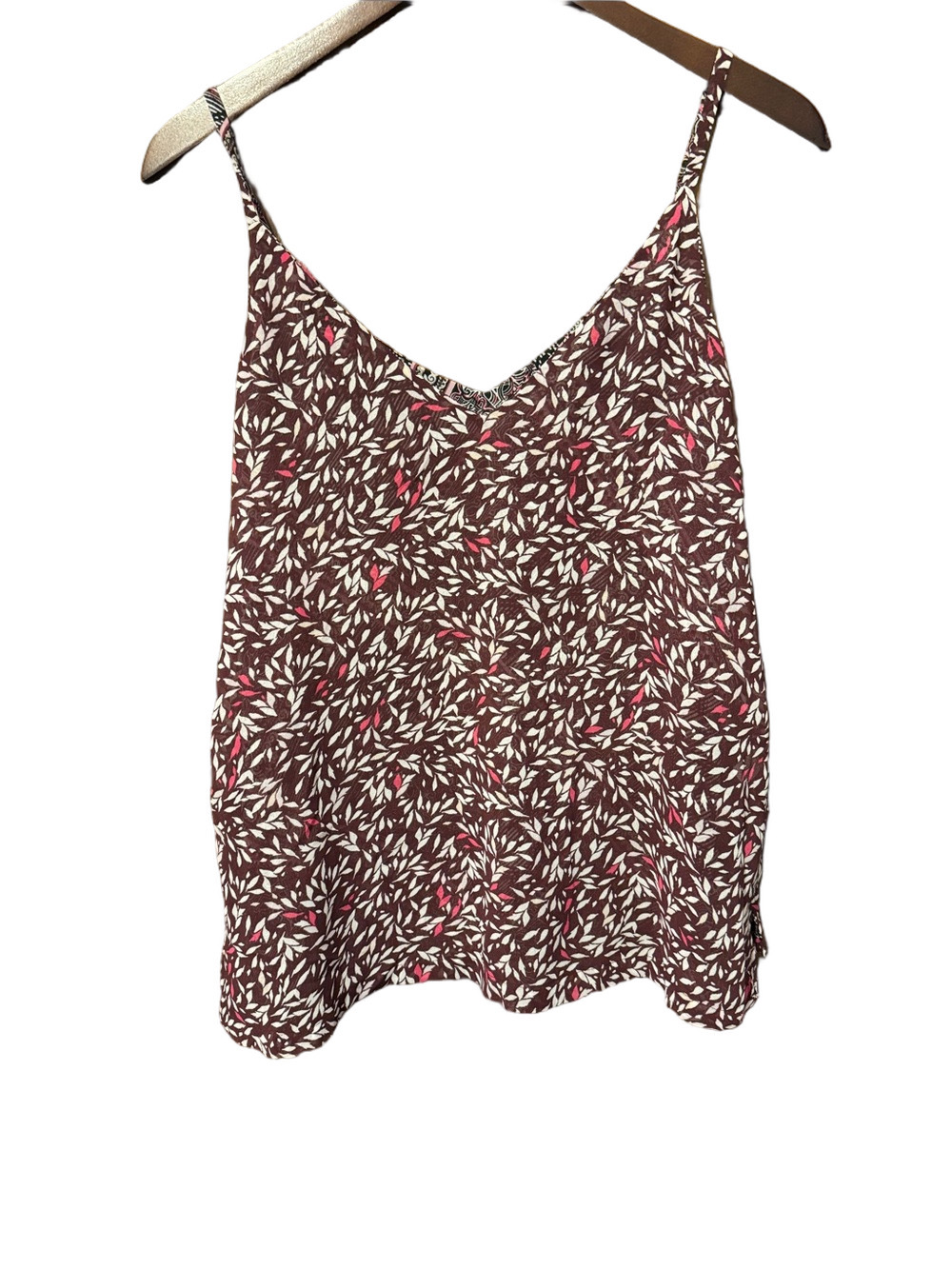 White House Black Market Lightweight Reversible Mixed Print Cami Size M